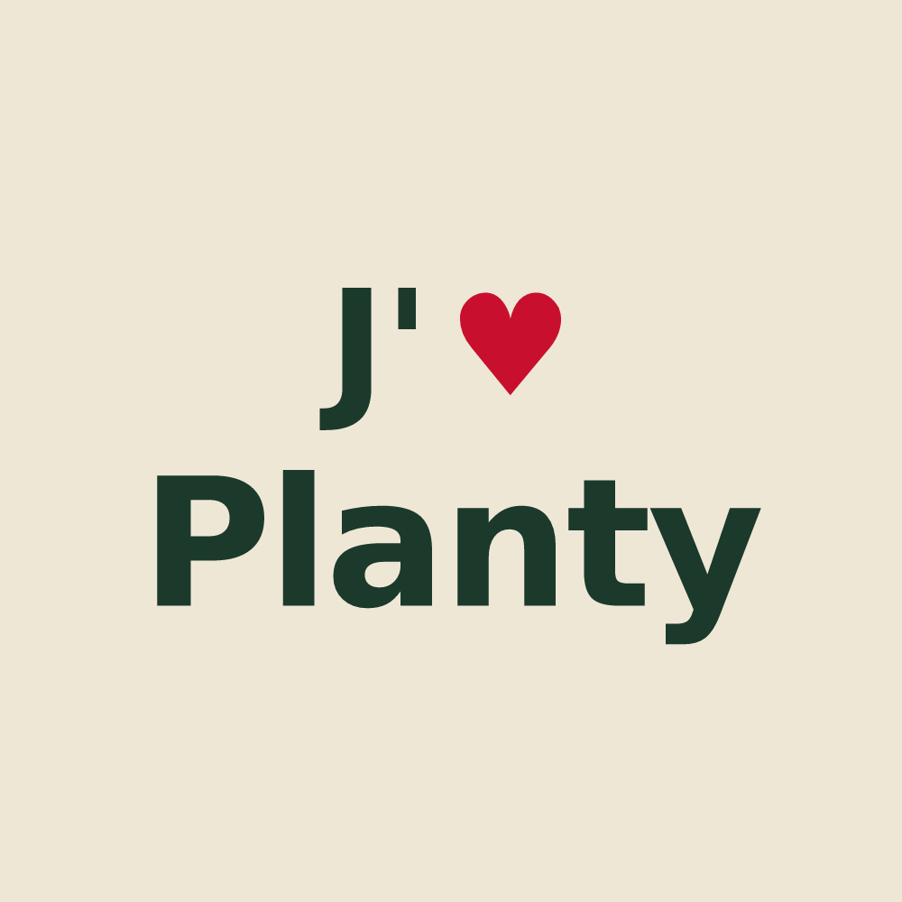 Tote bag personnalisé Planty — design J'aime Planty