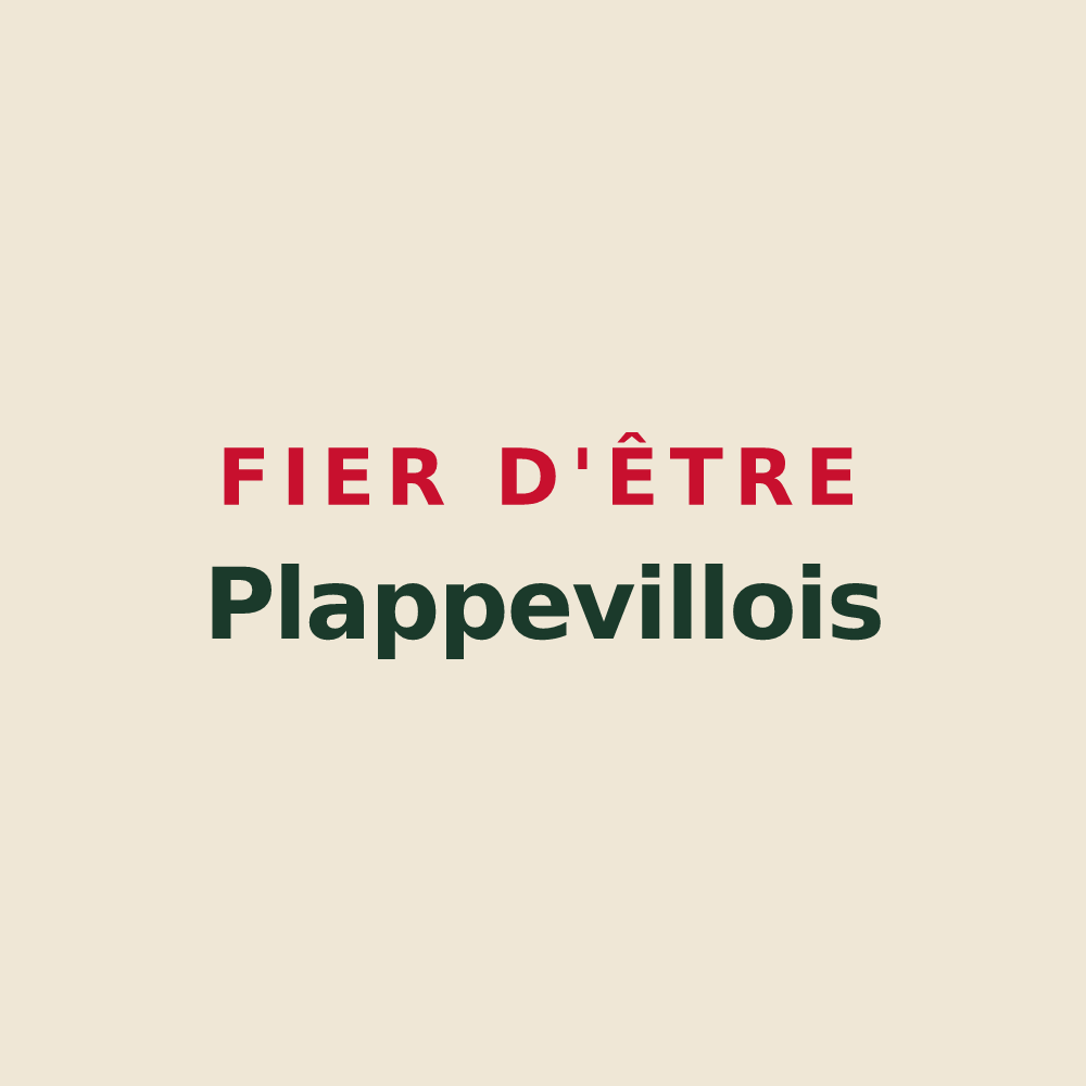 Tote bag « Fier d'être Plappevillois » — design pour Plappeville