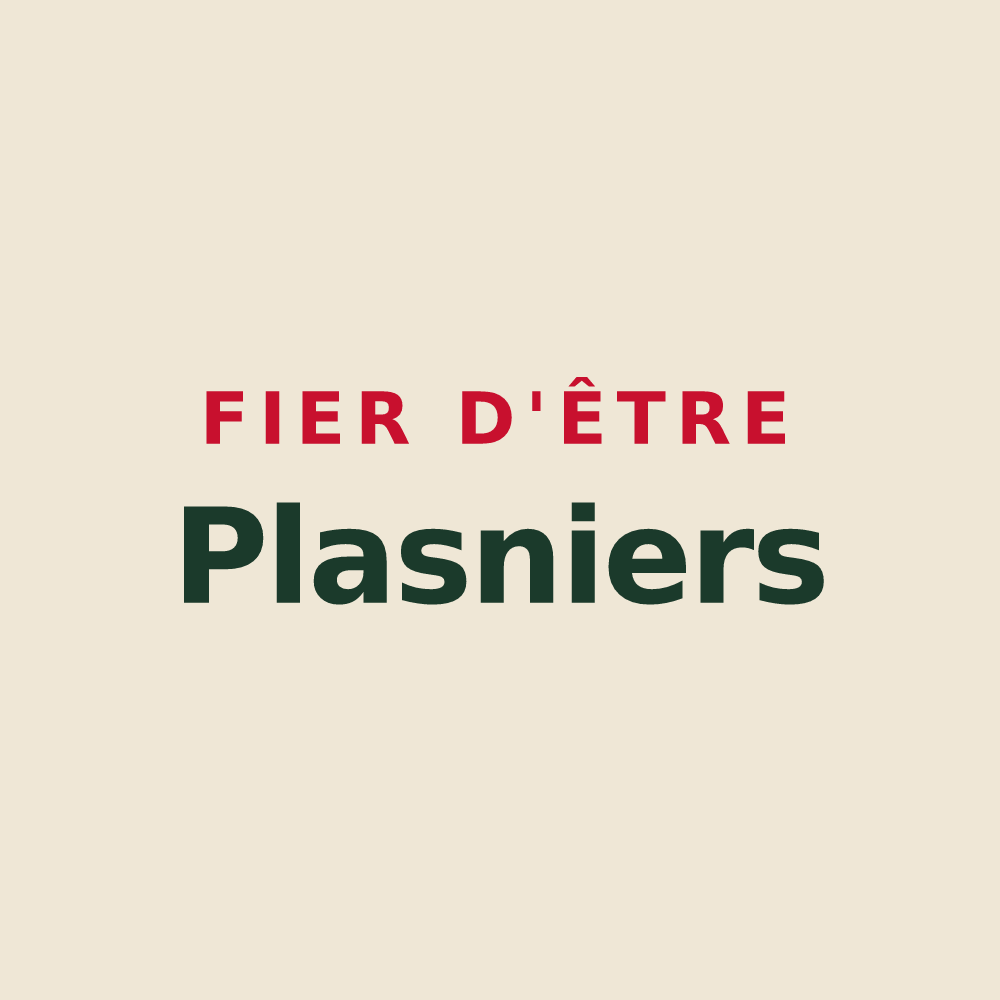 Tote bag « Fier d'être Plasniers » — design pour Plasne