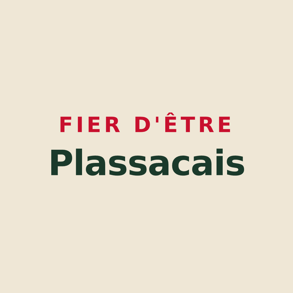 Tote bag « Fier d'être Plassacais » — design pour Plassac