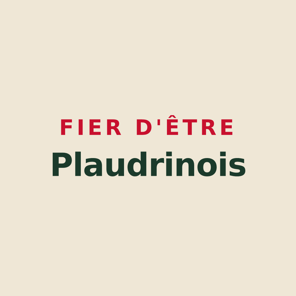 Tote bag « Fier d'être Plaudrinois » — design pour Plaudren