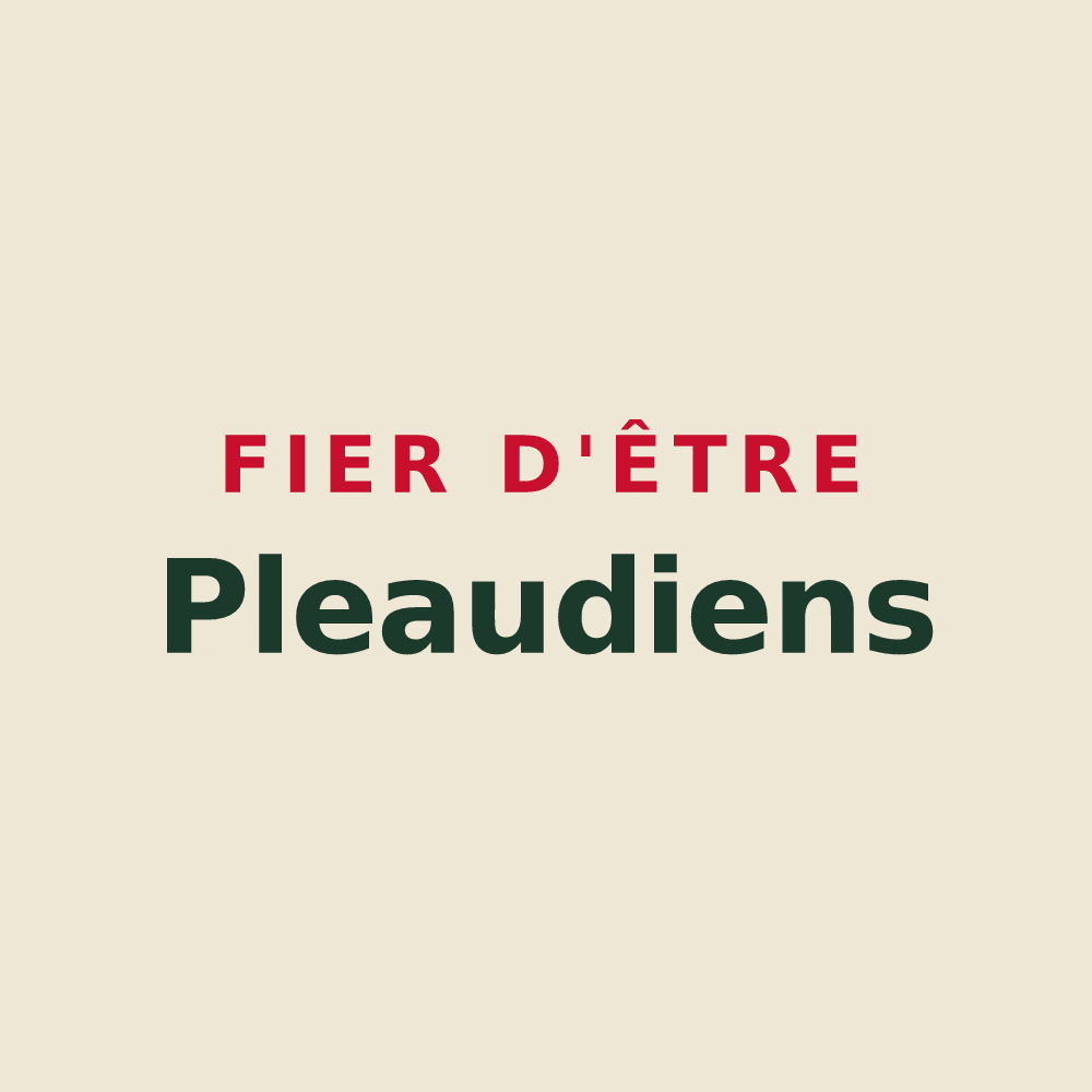 Tote bag « Fier d'être Pleaudiens » — design pour Pleaux