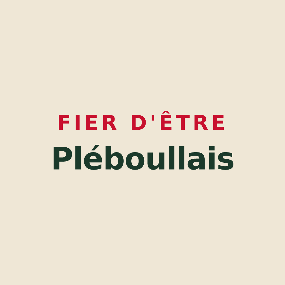Tote bag « Fier d'être Pléboullais » — design pour Pléboulle