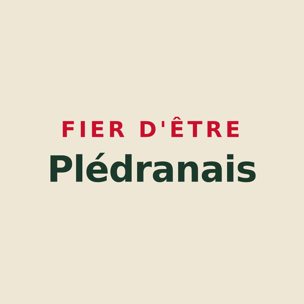 Tote bag « Fier d'être Plédranais » — design pour Plédran