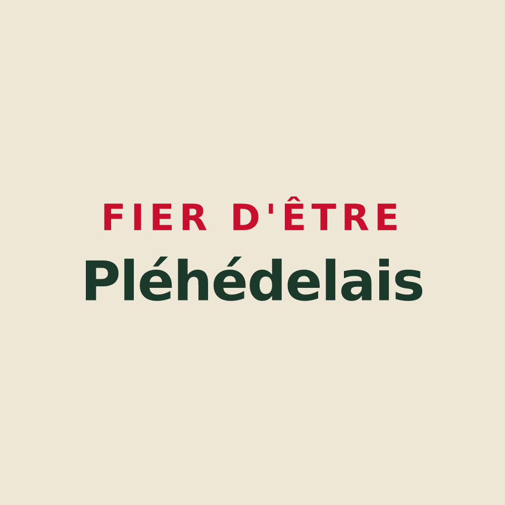 Tote bag « Fier d'être Pléhédelais » — design pour Pléhédel