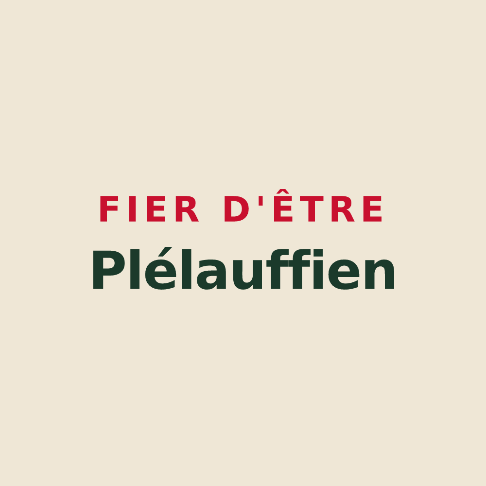 Tote bag « Fier d'être Plélauffien » — design pour Plélauff