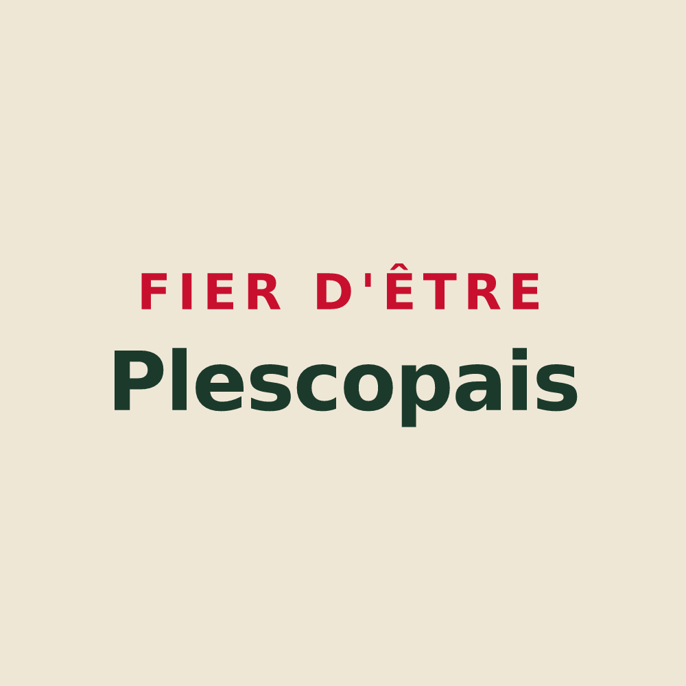 Tote bag « Fier d'être Plescopais » — design pour Plescop