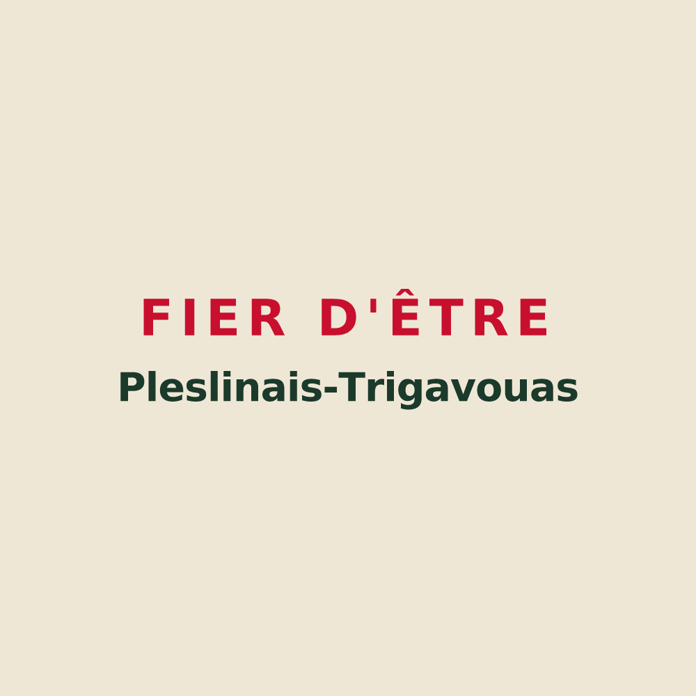 Tote bag « Fier d'être Pleslinais-Trigavouas » — design pour Pleslin-Trigavou