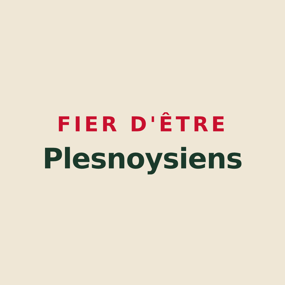 Tote bag « Fier d'être Plesnoysiens » — design pour Plesnoy