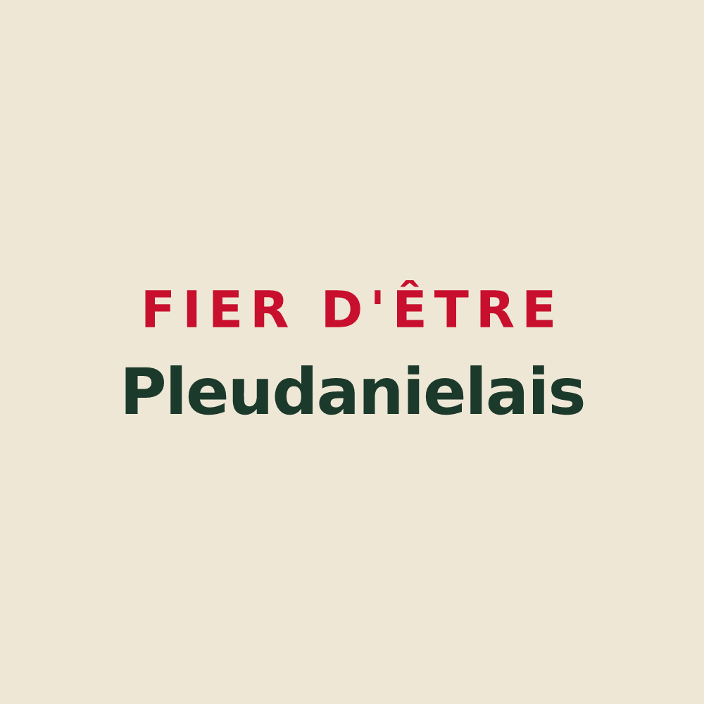 Tote bag « Fier d'être Pleudanielais » — design pour Pleudaniel