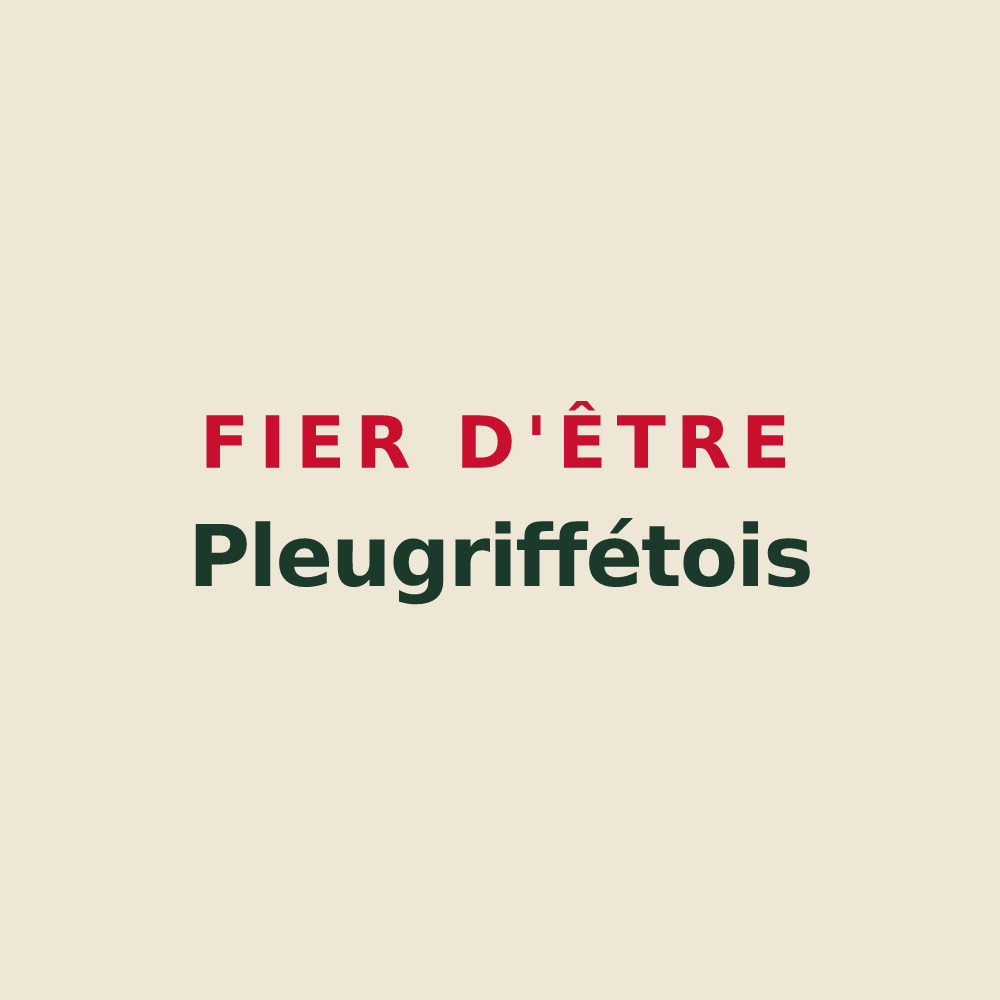 Tote bag « Fier d'être Pleugriffétois » — design pour Pleugriffet