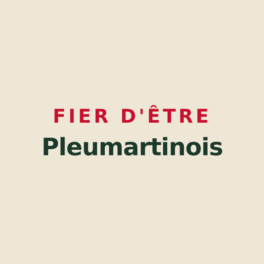 Tote bag « Fier d'être Pleumartinois » — design pour Pleumartin