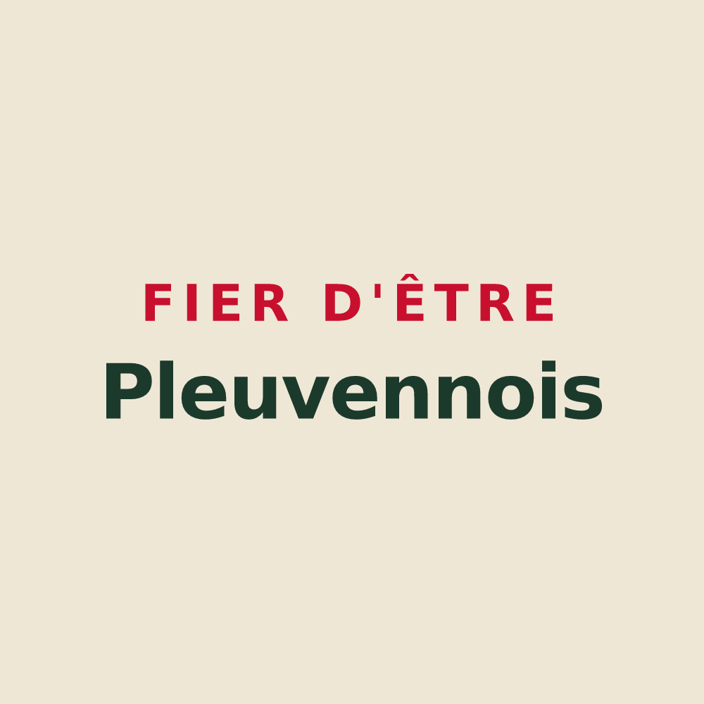 Tote bag « Fier d'être Pleuvennois » — design pour Pleuven