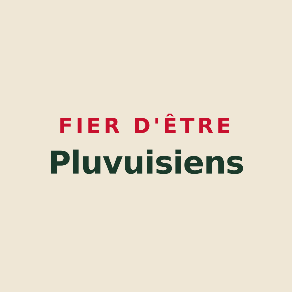 Tote bag « Fier d'être Pluvuisiens » — design pour Pleuvezain