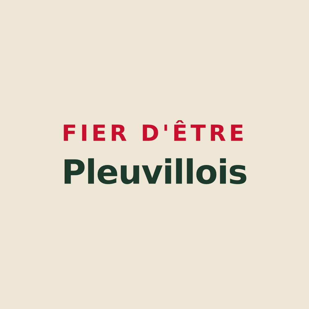 Tote bag « Fier d'être Pleuvillois » — design pour Pleuville
