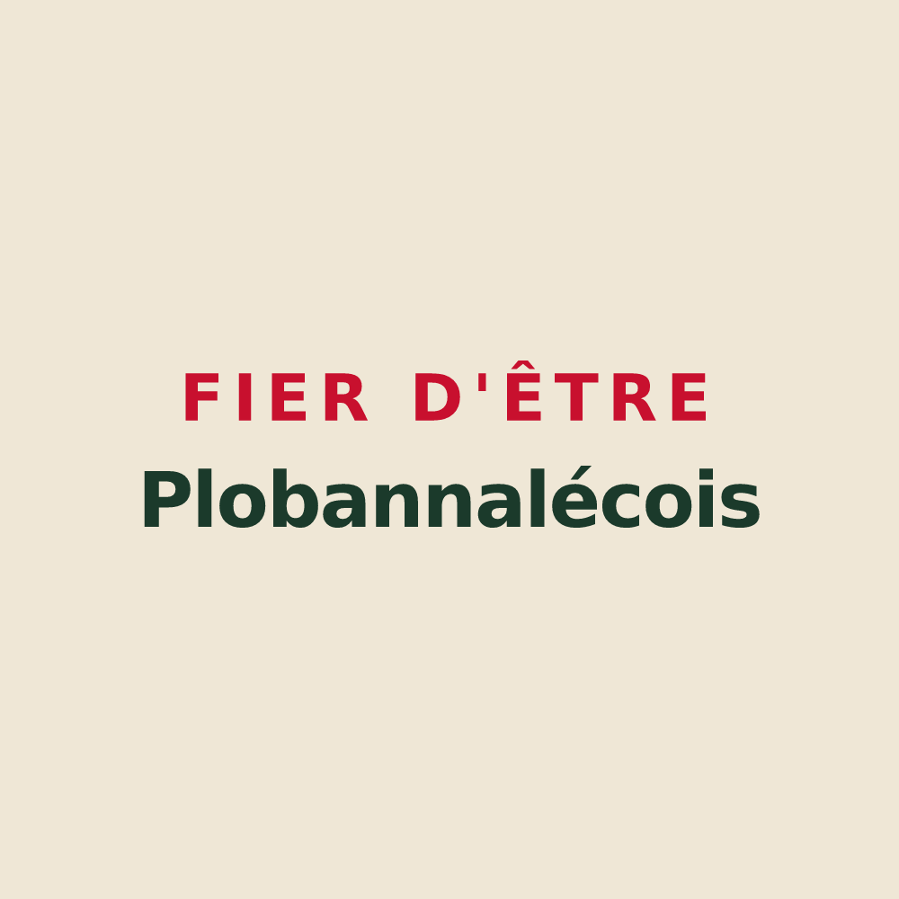 Tote bag « Fier d'être Plobannalécois » — design pour Plobannalec-Lesconil