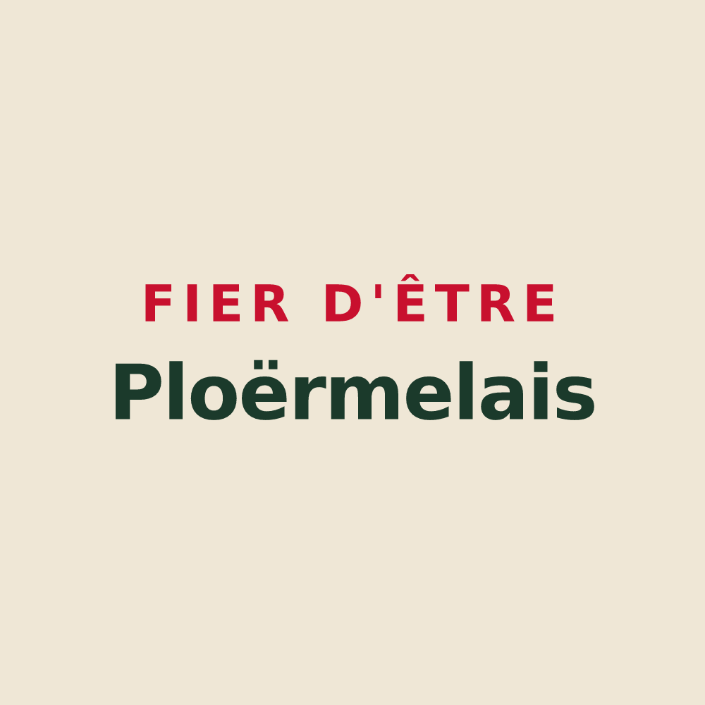 Tote bag « Fier d'être Ploërmelais » — design pour Ploërmel