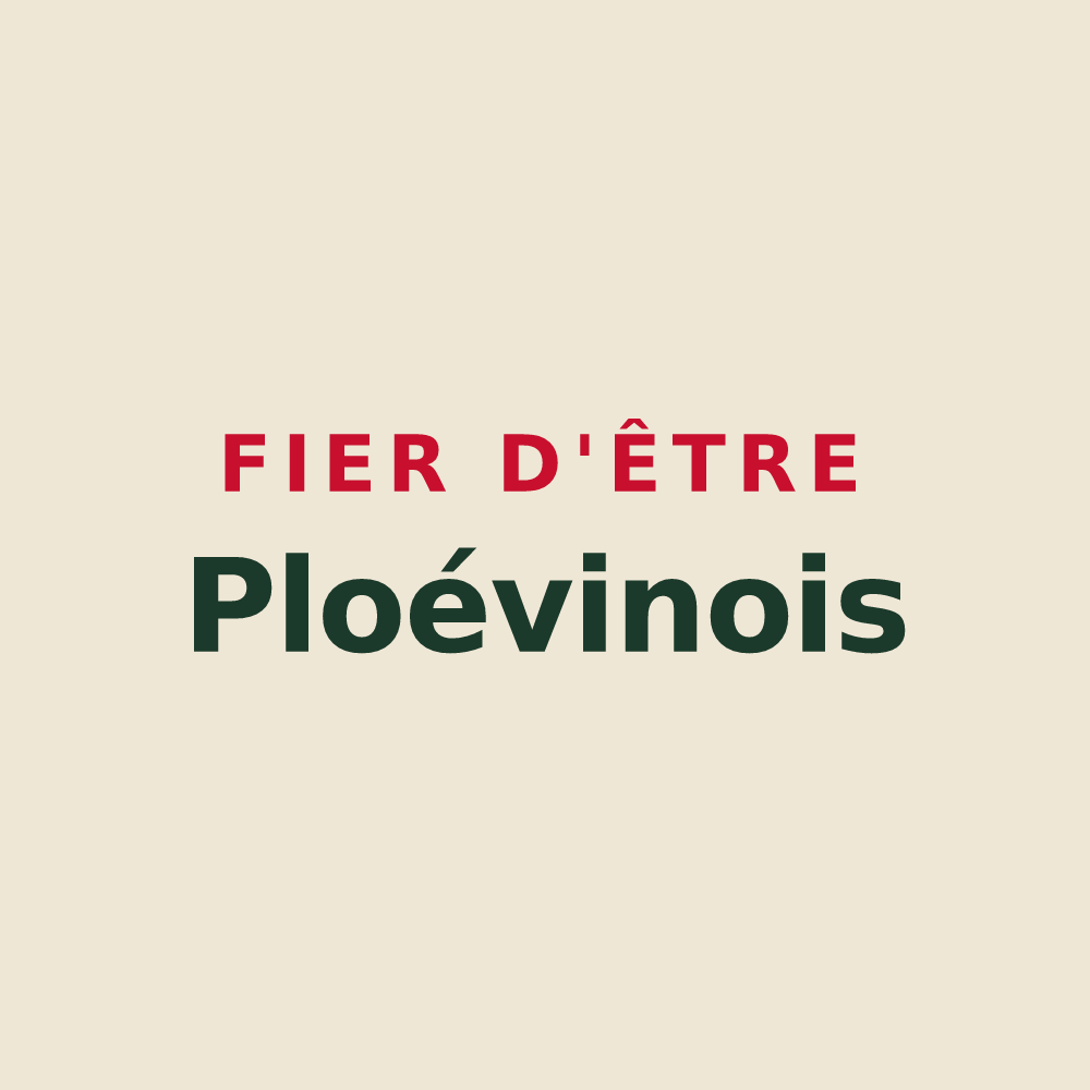 Tote bag « Fier d'être Ploévinois » — design pour Ploéven