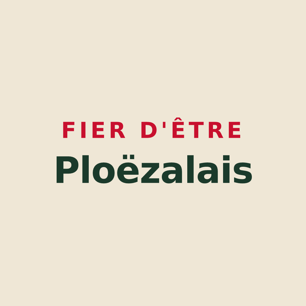 Tote bag « Fier d'être Ploëzalais » — design pour Ploëzal