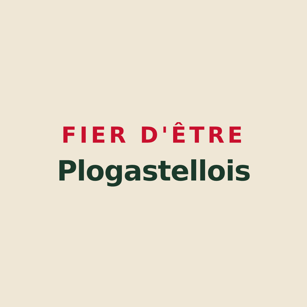 Tote bag « Fier d'être Plogastellois » — design pour Plogastel-Saint-Germain
