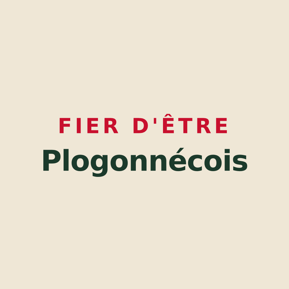 Tote bag « Fier d'être Plogonnécois » — design pour Plogonnec