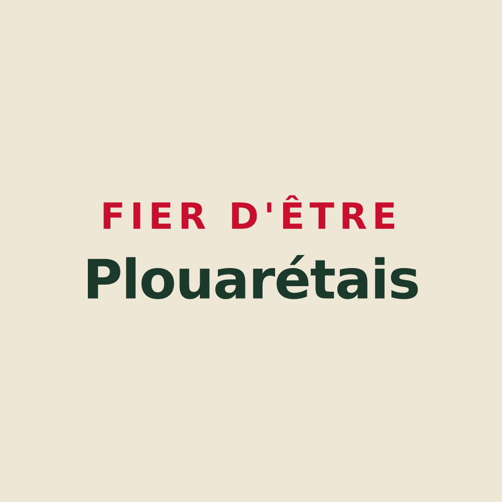 Tote bag « Fier d'être Plouarétais » — design pour Plouaret