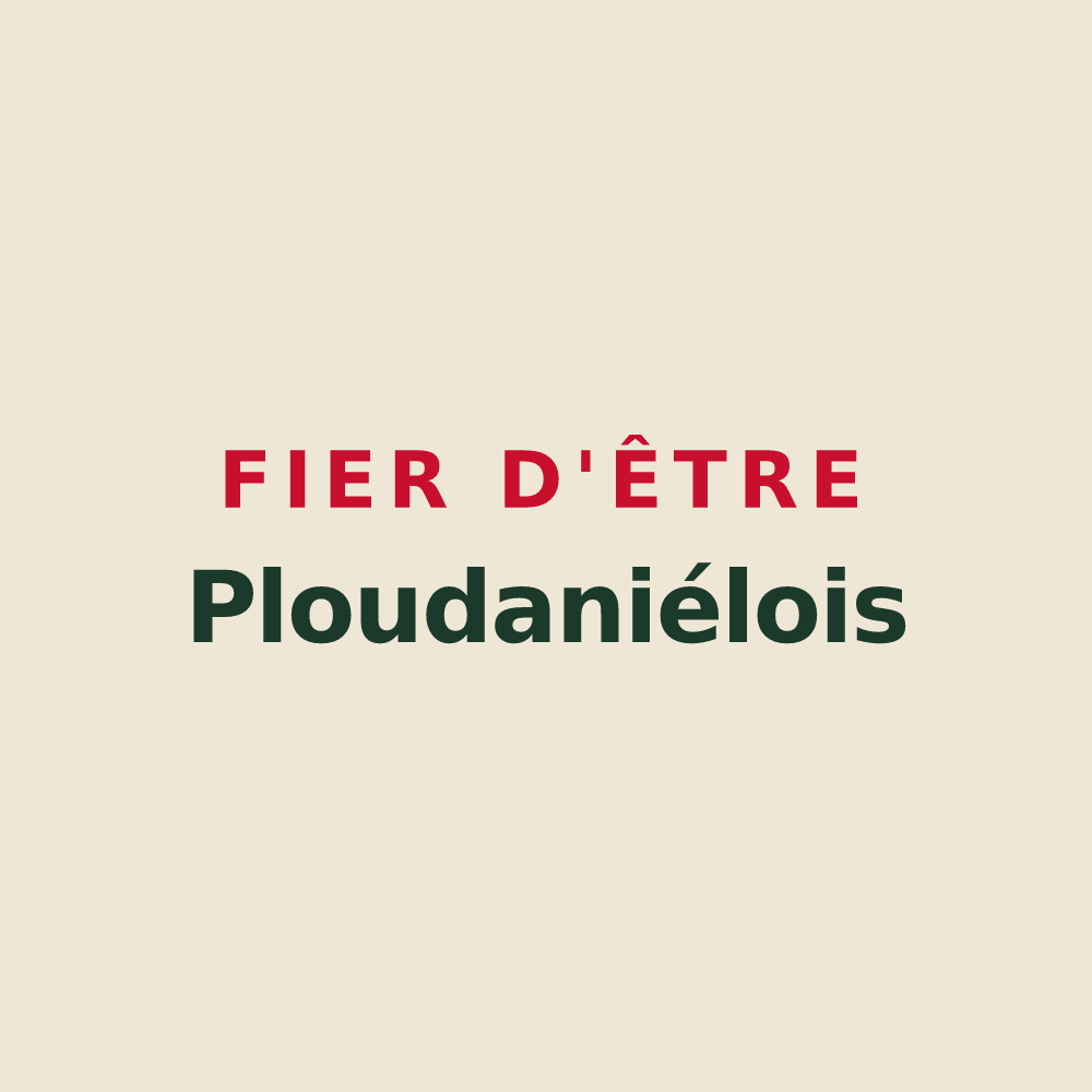 Tote bag « Fier d'être Ploudaniélois » — design pour Ploudaniel