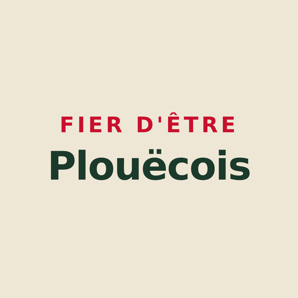 Tote bag « Fier d'être Plouëcois » — design pour Plouëc-du-Trieux