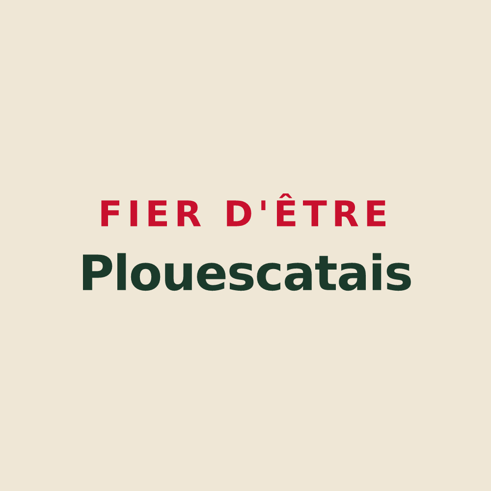 Tote bag « Fier d'être Plouescatais » — design pour Plouescat