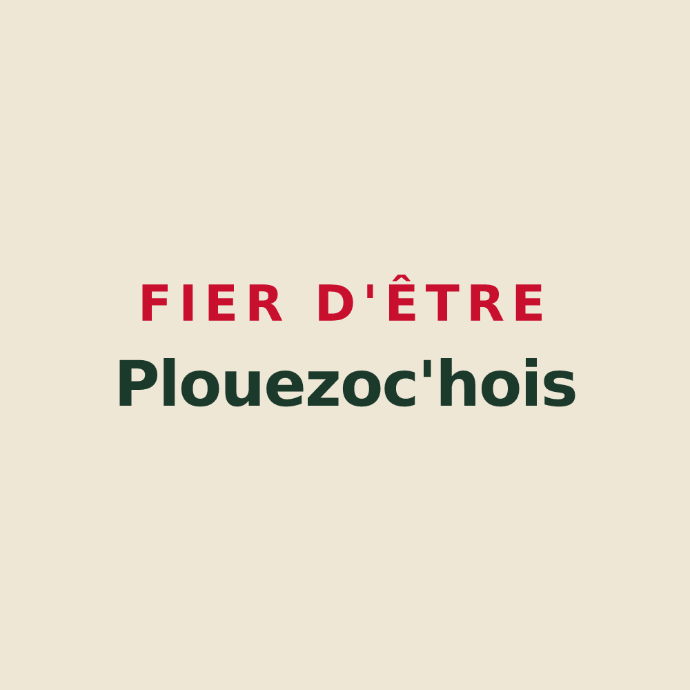 Tote bag « Fier d'être Plouezoc'hois » — design pour Plouezoc'h