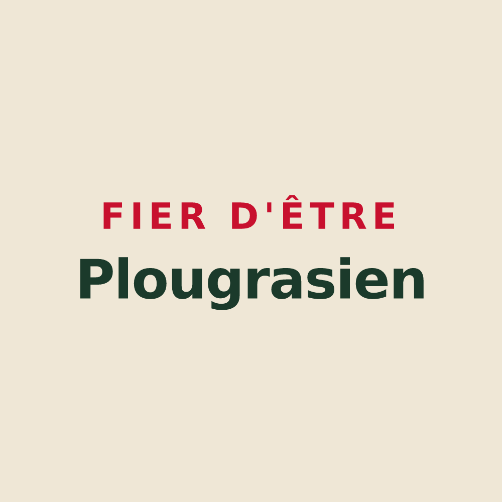 Tote bag « Fier d'être Plougrasien » — design pour Plougras