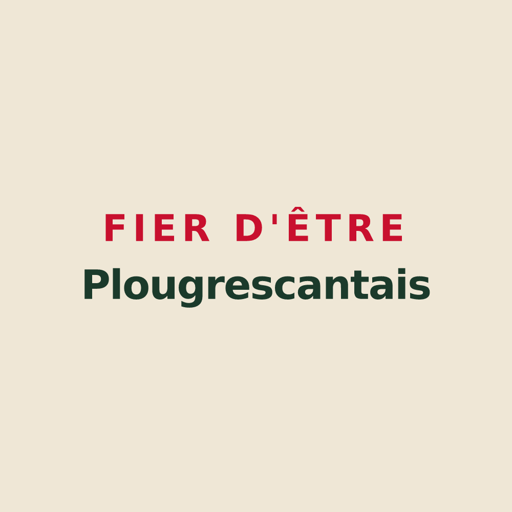 Tote bag « Fier d'être Plougrescantais » — design pour Plougrescant