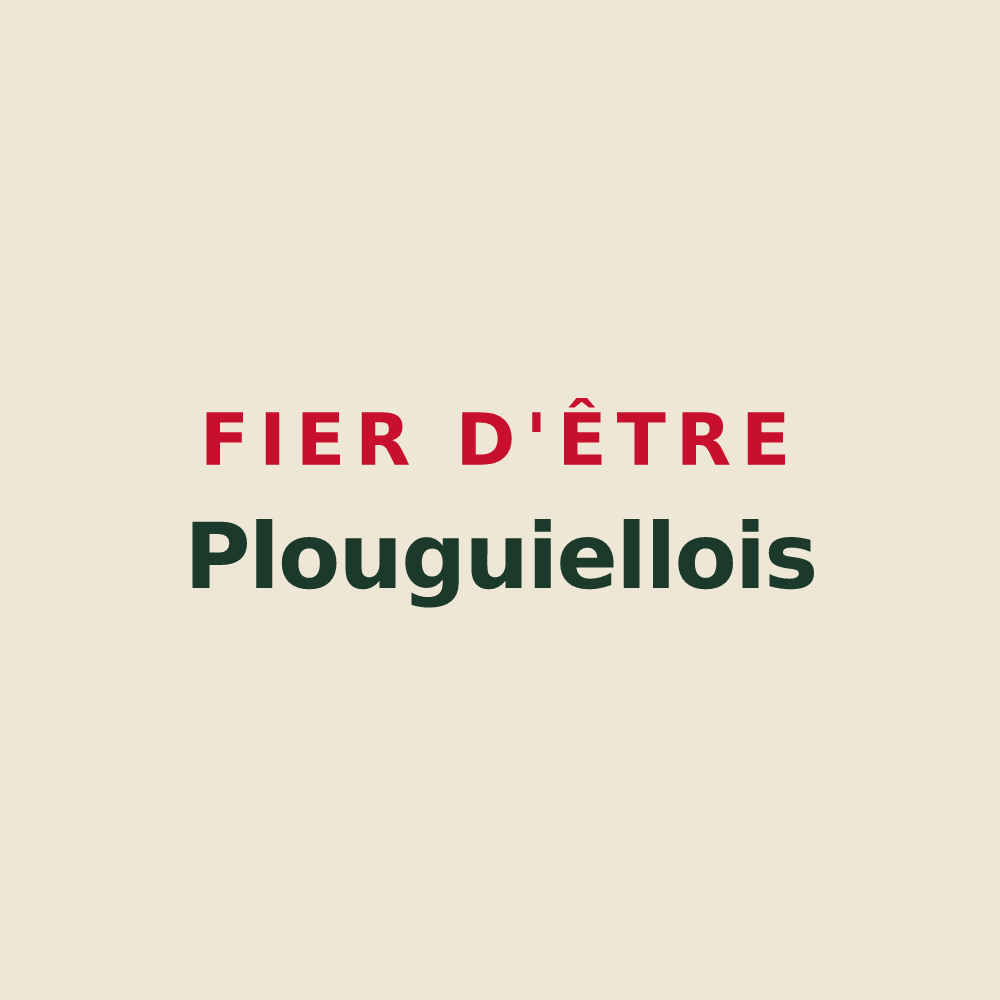 Tote bag « Fier d'être Plouguiellois » — design pour Plouguiel