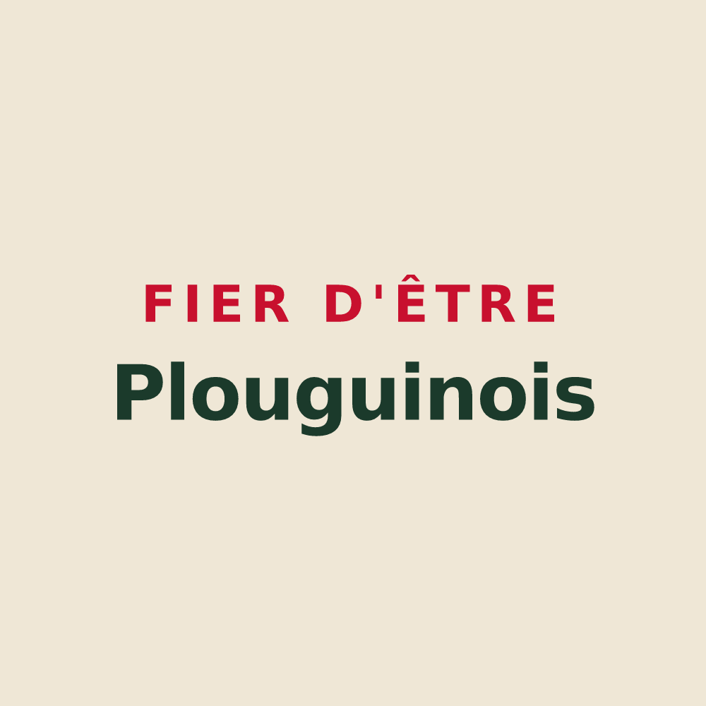 Tote bag « Fier d'être Plouguinois » — design pour Plouguin