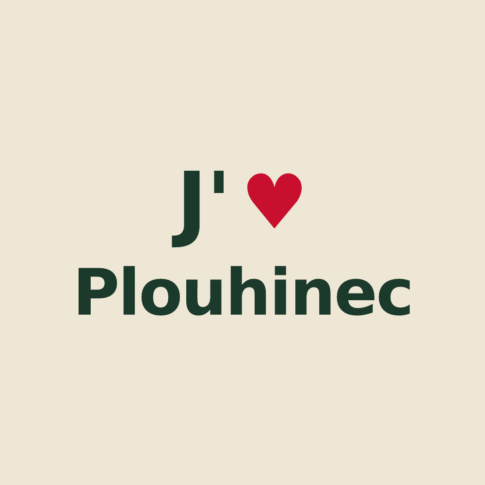 Tote bag personnalisé Plouhinec — design J'aime Plouhinec