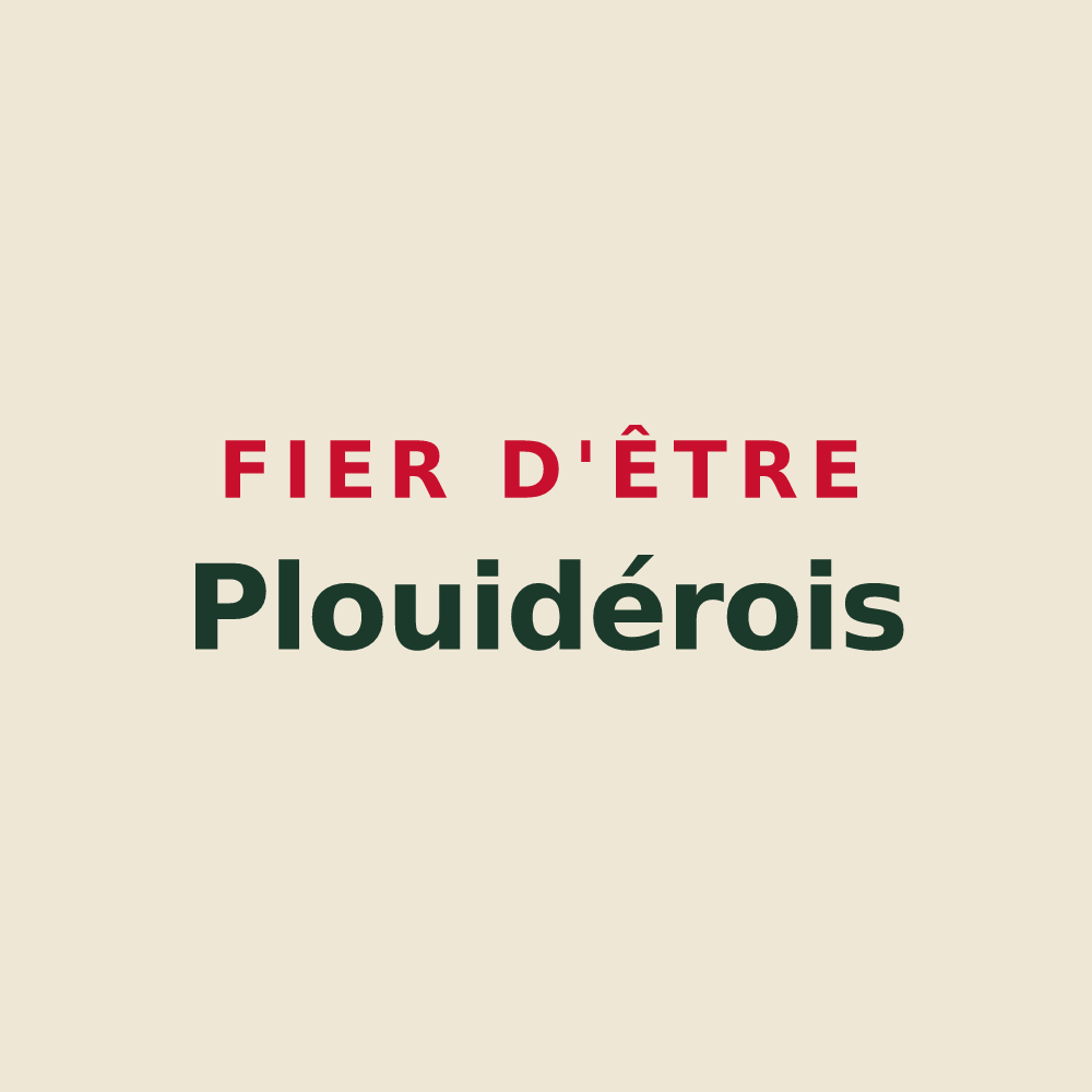Tote bag « Fier d'être Plouidérois » — design pour Plouider
