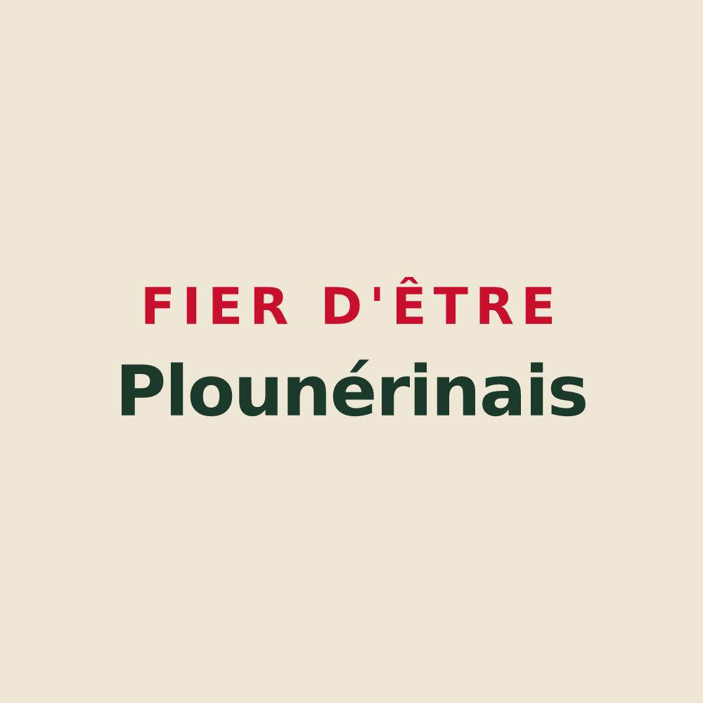 Tote bag « Fier d'être Plounérinais » — design pour Plounérin