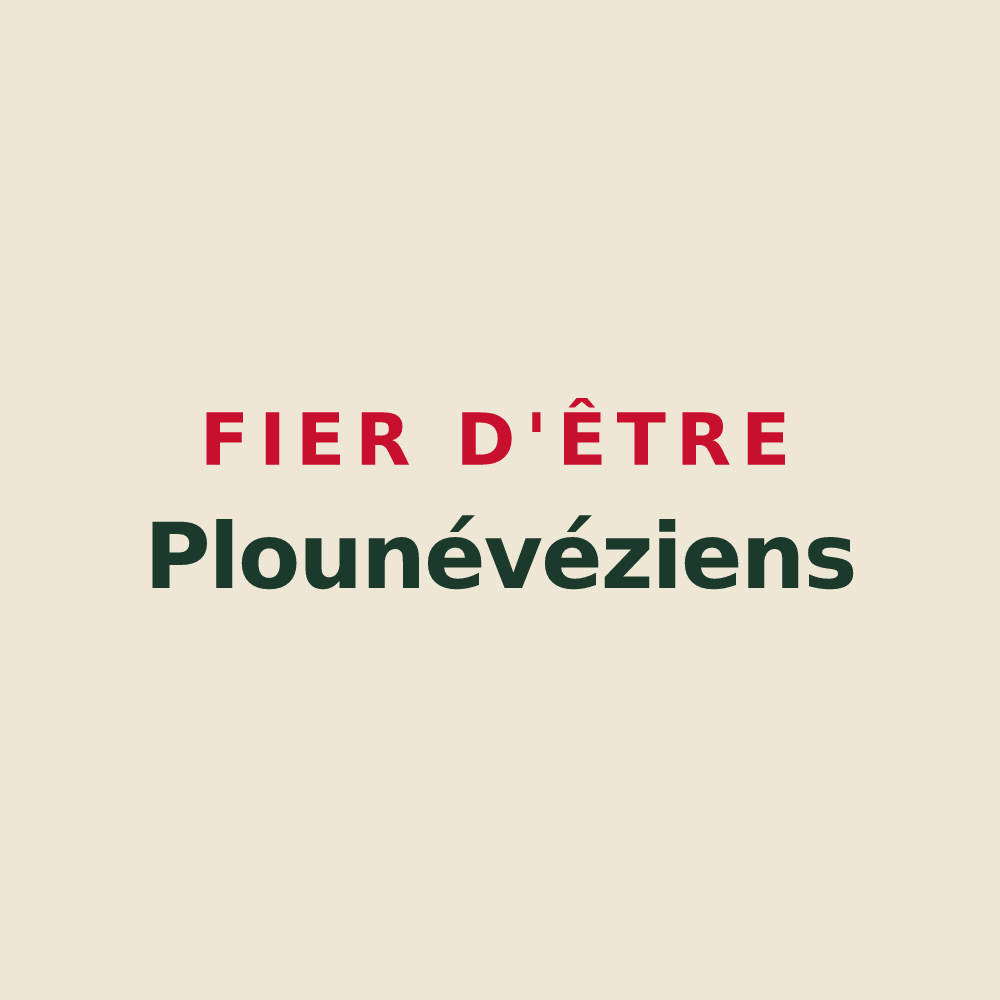 Tote bag « Fier d'être Plounévéziens » — design pour Plounévez-Lochrist