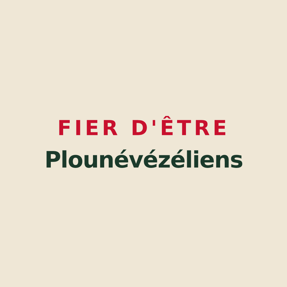 Tote bag « Fier d'être Plounévézéliens » — design pour Plounévézel