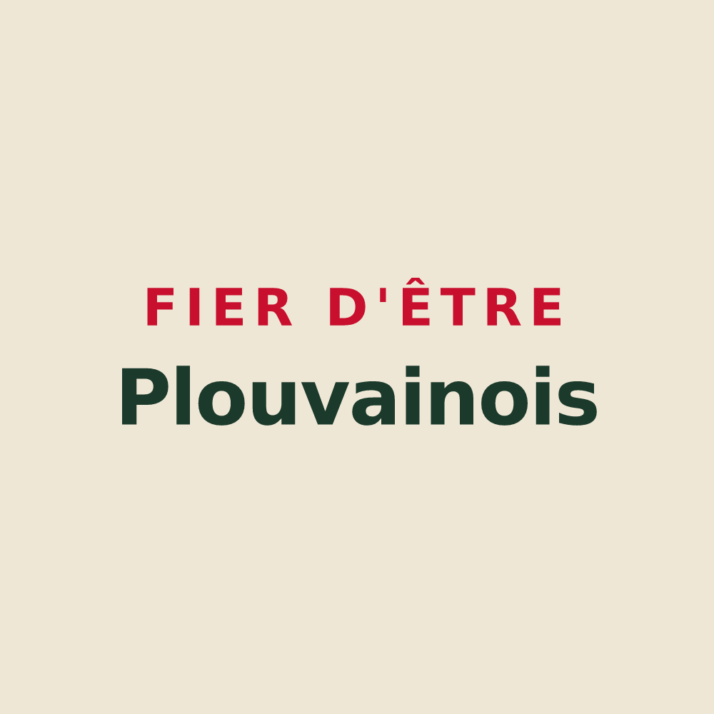 Tote bag « Fier d'être Plouvainois » — design pour Plouvain