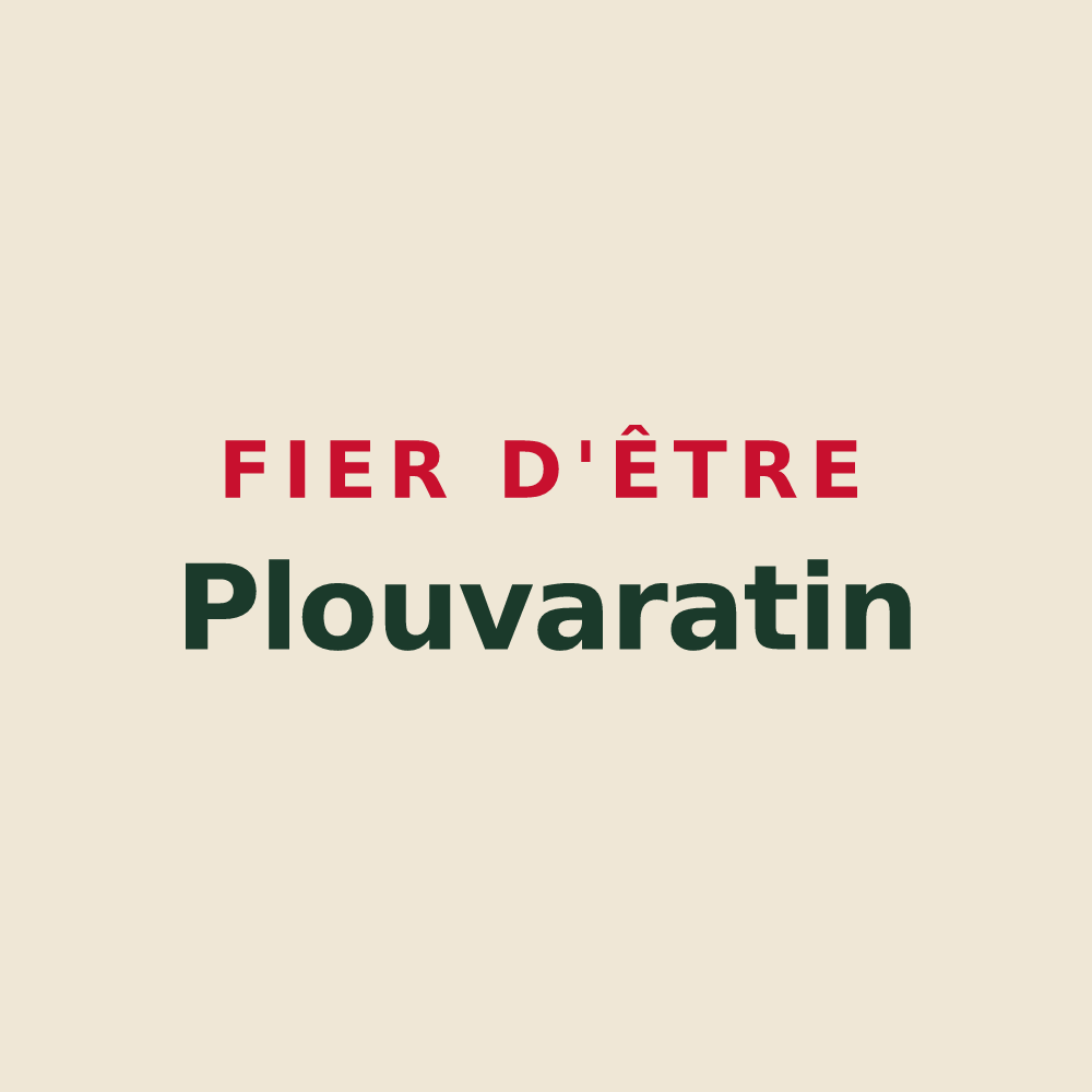 Tote bag « Fier d'être Plouvaratin » — design pour Plouvara
