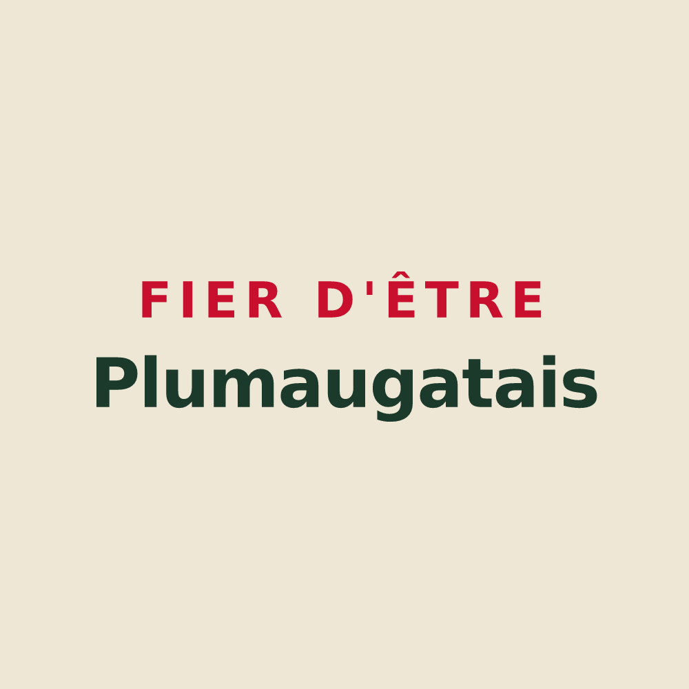 Tote bag « Fier d'être Plumaugatais » — design pour Plumaugat