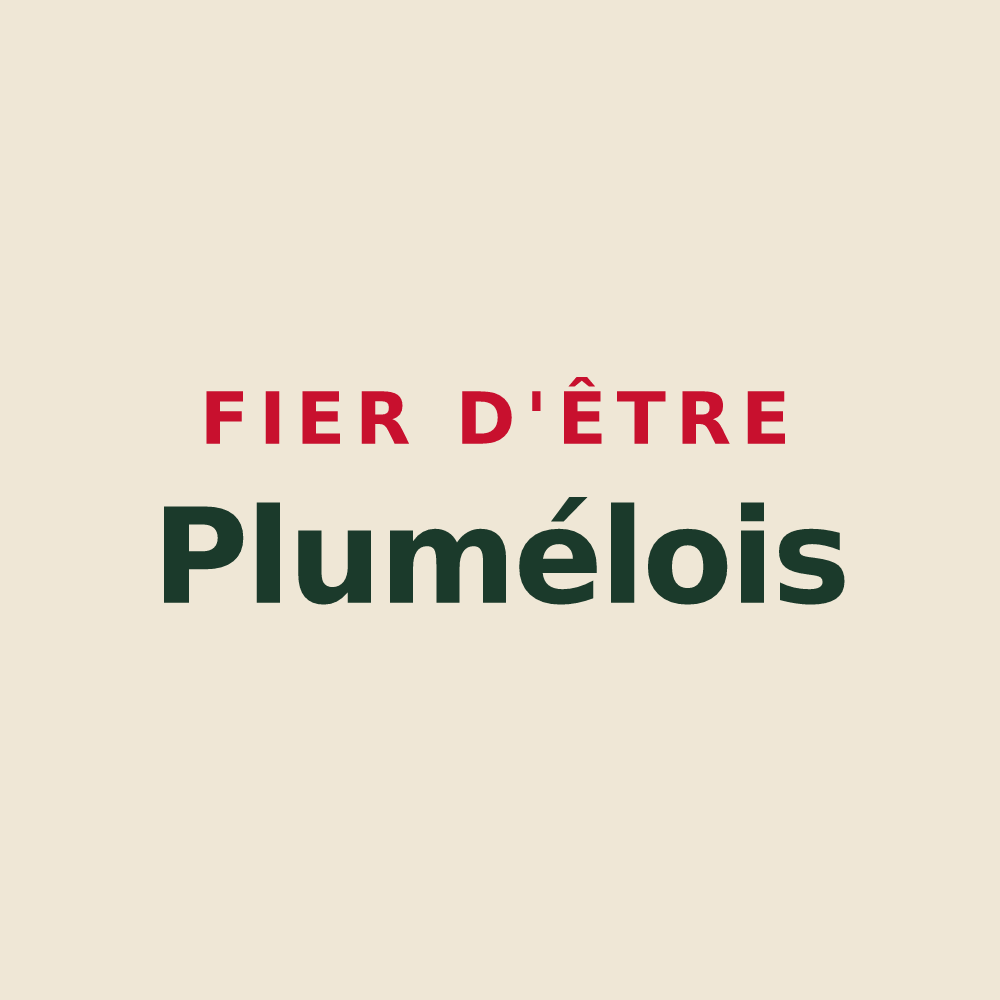 Tote bag « Fier d'être Plumélois » — design pour Pluméliau-Bieuzy