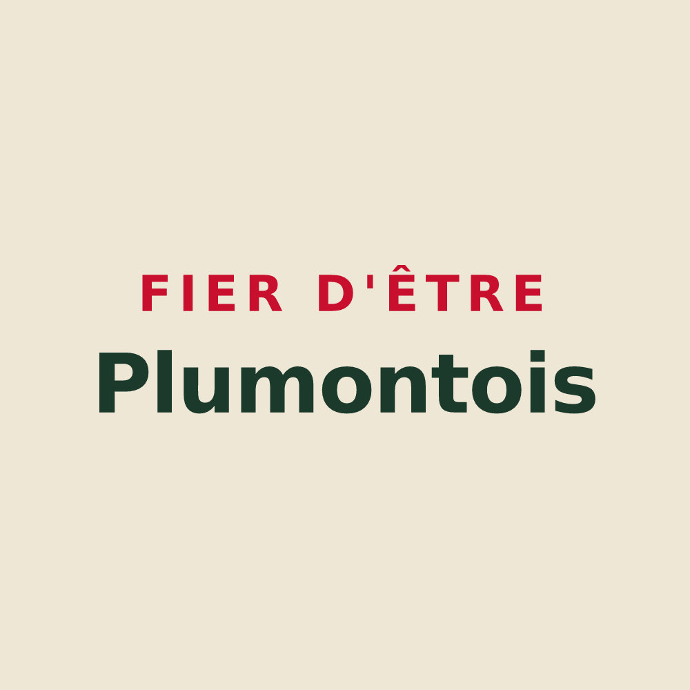 Tote bag « Fier d'être Plumontois » — design pour Plumont