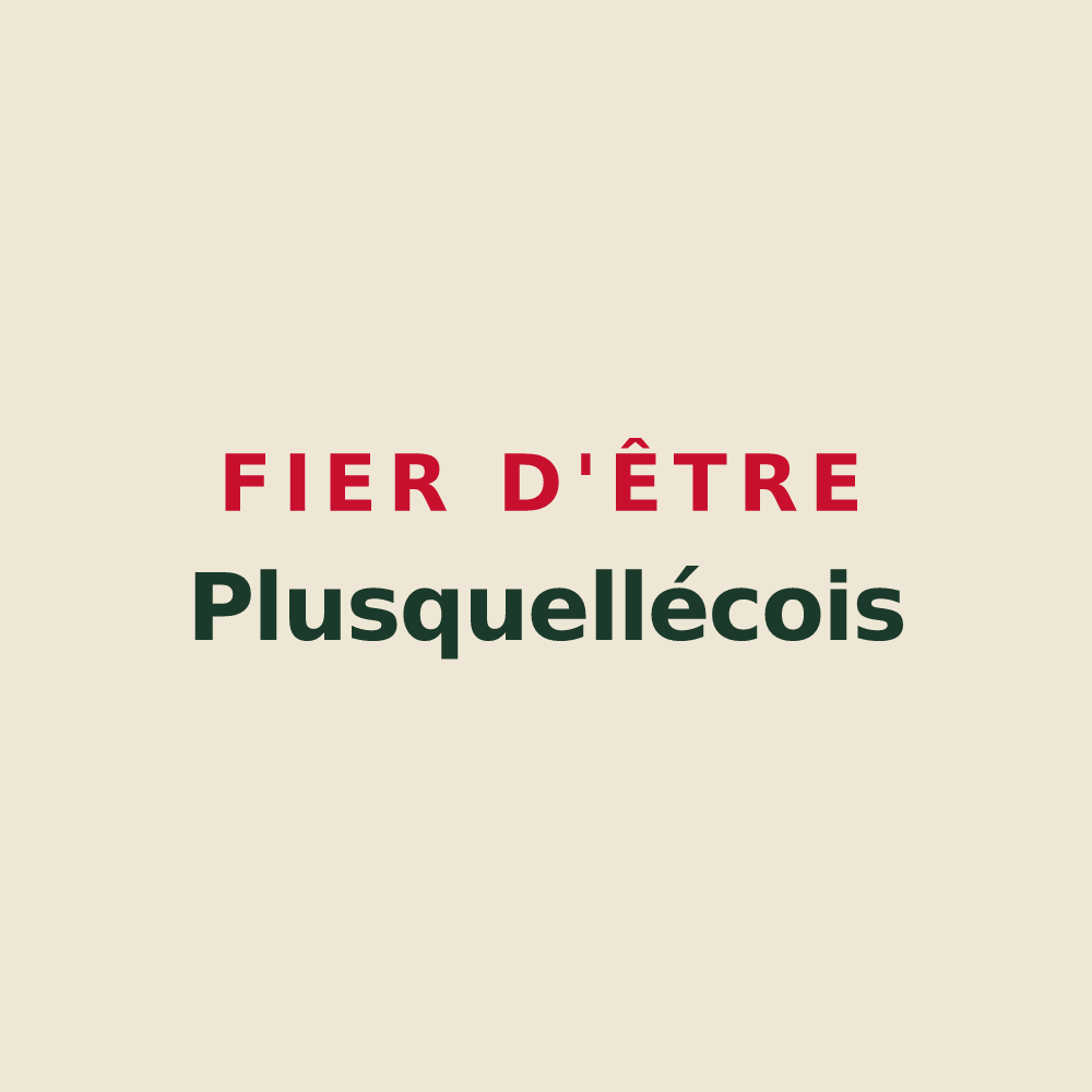 Tote bag « Fier d'être Plusquellécois » — design pour Plusquellec