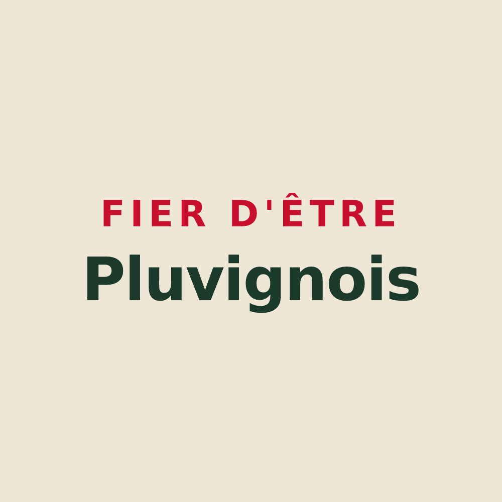 Tote bag « Fier d'être Pluvignois » — design pour Pluvigner