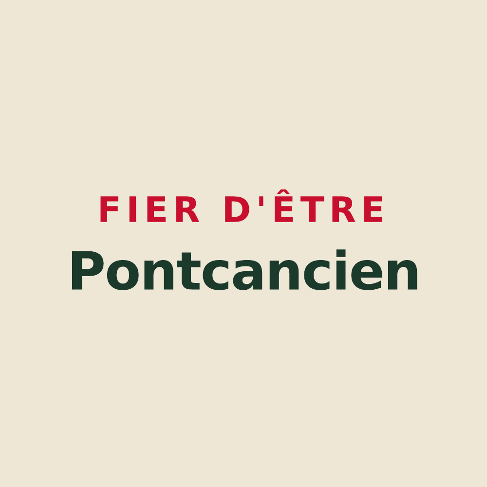Tote bag « Fier d'être Pontcancien » — design pour Pocancy