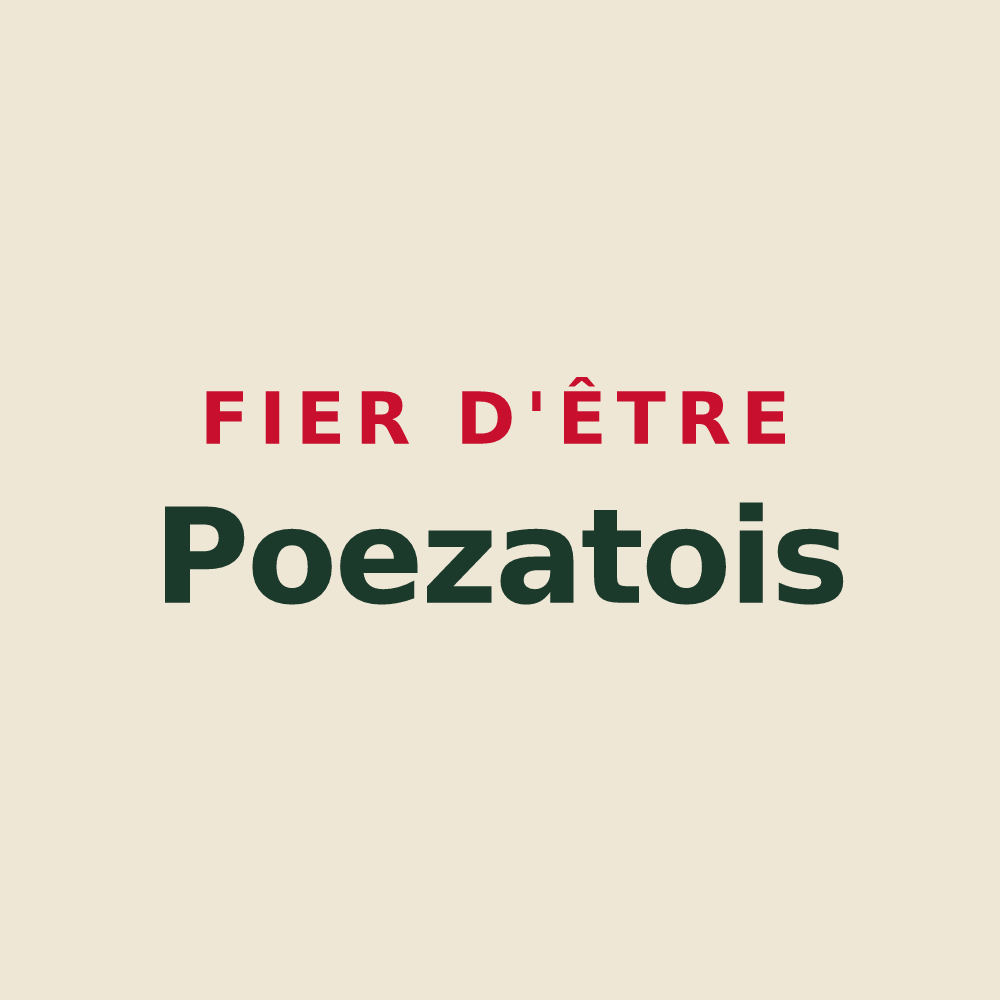 Tote bag « Fier d'être Poezatois » — design pour Poëzat
