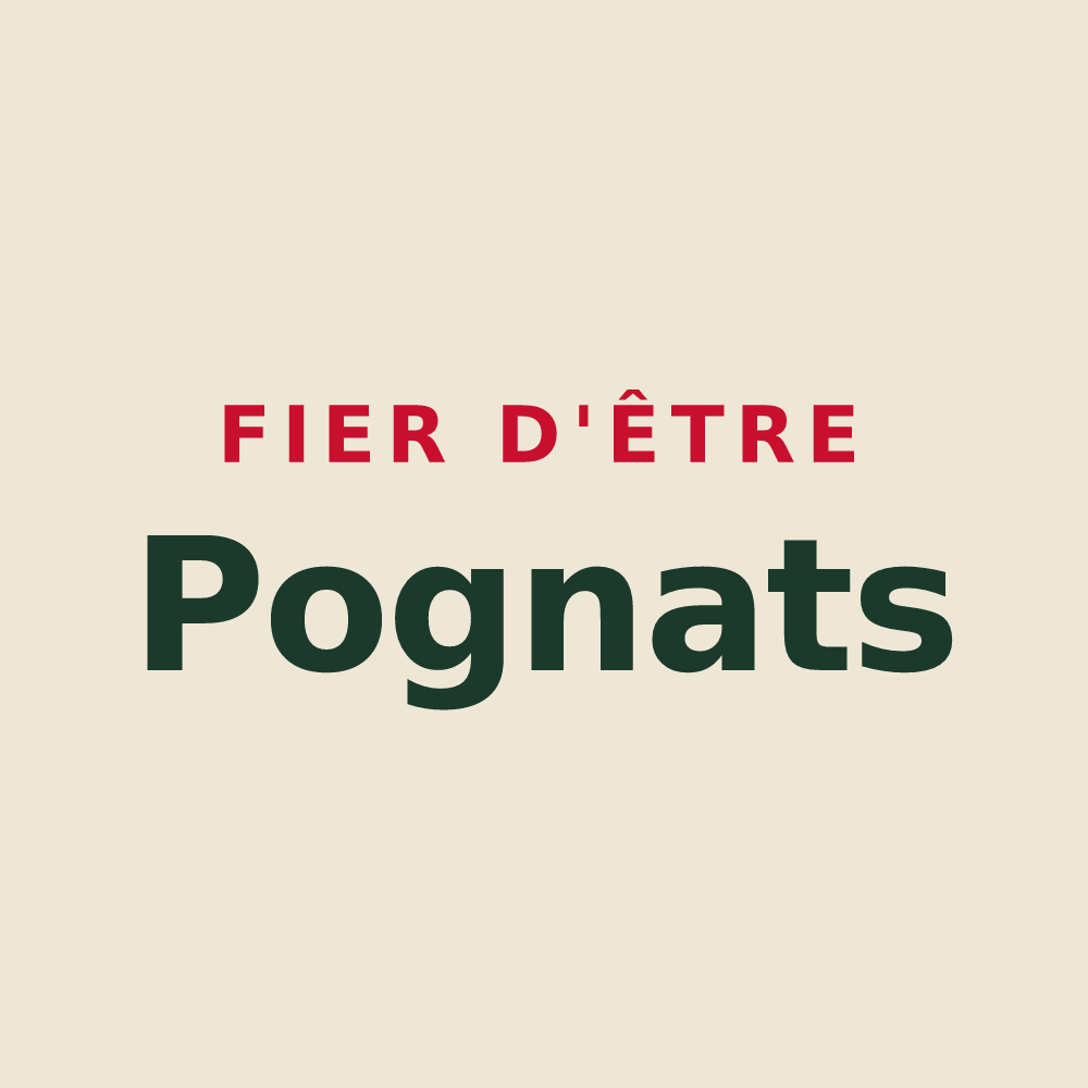Tote bag « Fier d'être Pognats » — design pour Pogny