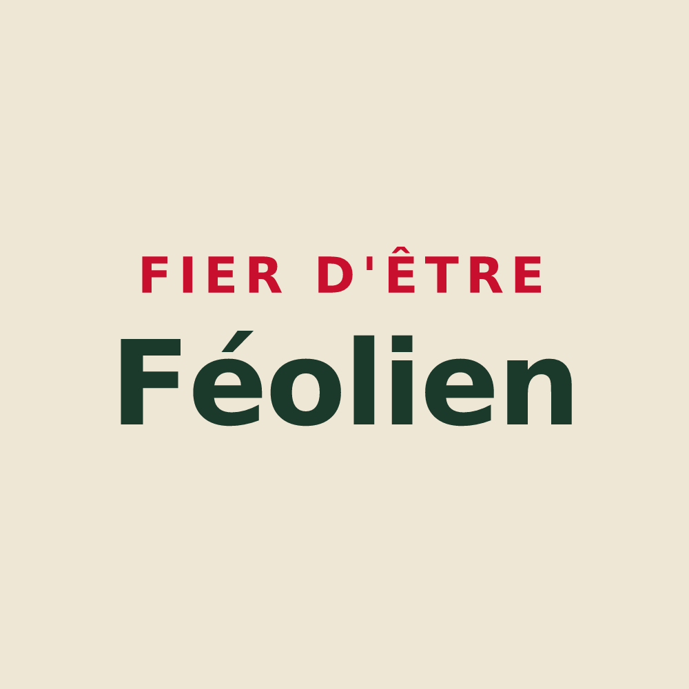 Tote bag « Fier d'être Féolien » — design pour Poids-de-Fiole